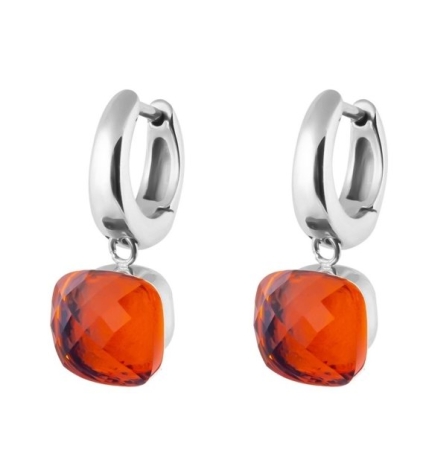 Серьги Firenze orange glow 300330 BR/S Qudo