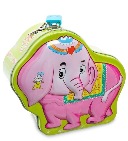 BX- 04/2 Металлическая копилка "Слоник"