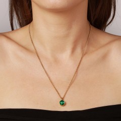 Колье ETTE SG EMERALD GREEN