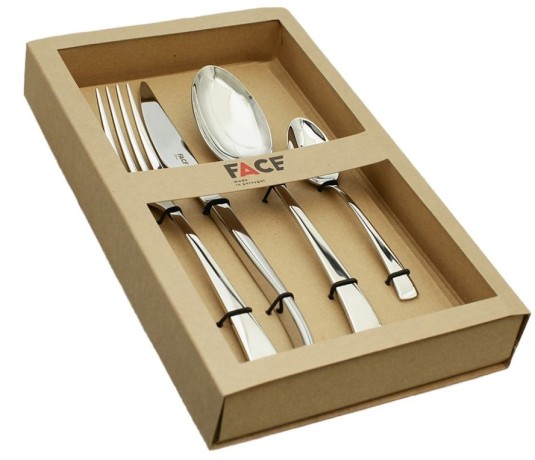 Набор столовых приборов, 4 шт. DUBLIN Face