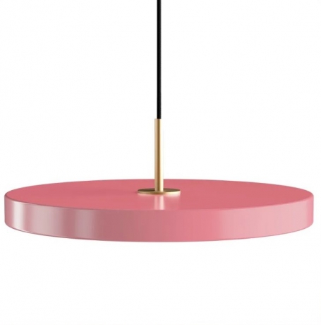 Светильник подвесной Asteria, Ø43x14 см, розовый Umage