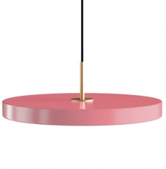 Светильник подвесной Asteria, Ø43x14 см, розовый Umage