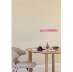 Светильник подвесной Asteria, Ø43x14 см, розовый Umage