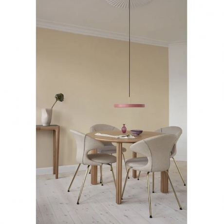 Светильник подвесной Asteria, Ø43x14 см, розовый Umage