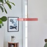 Светильник подвесной Asteria, Ø43x14 см, розовый Umage