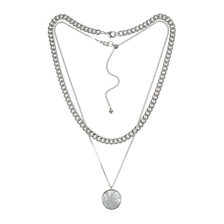 Колье MOP B2105NM-N01.2 BW/S Fiore Luna