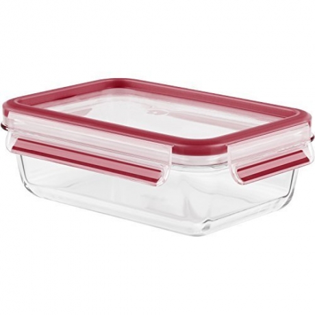 Контейнер прямоугольный, 0,7 л. CLIP&CLOSE GLASS Emsa