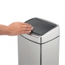 Мусорный бак Brabantia Touch Bin прямоугольный (10л), Полированная сталь Brabantia