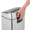 Мусорный бак Brabantia Touch Bin прямоугольный (10л), Полированная сталь Brabantia