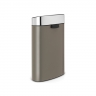 Мусорный бак Touch Bin New (40 л), Платиновый/крышка стальная матовая Brabantia