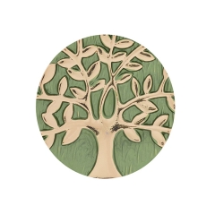 Брошь Дерево с листьями XZ1226.16 G/G Shadore