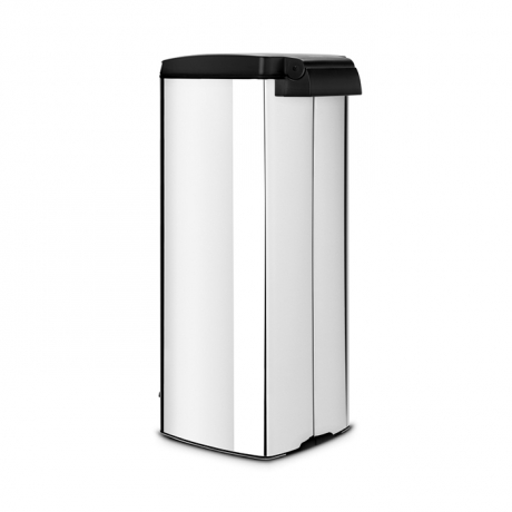 Прямоугольный мусорный бак  (25л), Стальной полированный Brabantia