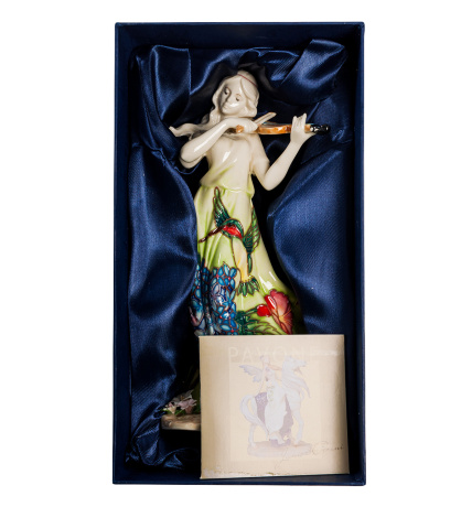 JP-37/ 7 Статуэтка девушка "Волшебная скрипка" (Pavone)