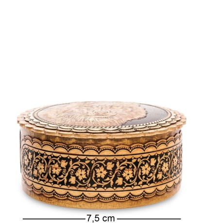 BST-400/ 7 Шкатулка "Волк" (береста)