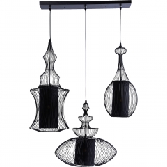 Люстра Swing, коллекция "Свинг" 77*119*43, МДФ, Сталь, ПВХ, Черный