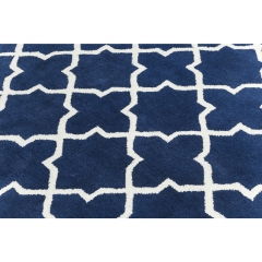 Ковер Cordoba, коллекция "Кордоба" 240*170*1,5, Шерсть, Хлопок, Синий