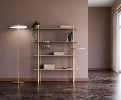 Напольный светильник, Ø 40 см. Asteria Floor pearl white Umage