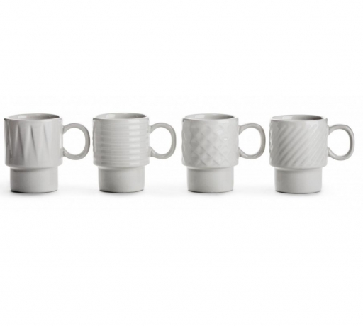 Набор 4 кружек для эспрессо, 100 мл. Coffee & More SagaForm