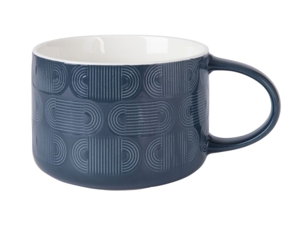 Кружка Геометрия, индиго, 0,5 л. Maxwell & Williams