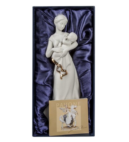 JP-48/18 Статуэтка "Мать и дитя" бисквит (Pavone)