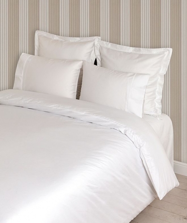 Пододеяльник "BASIC", сатин, 200х220 см. белый, BOVI