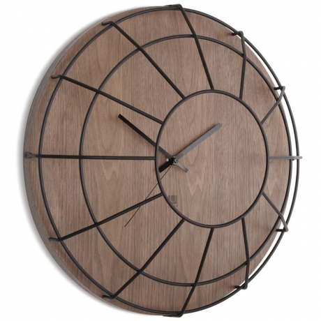 Настенные часы Cage, черные, Umbra