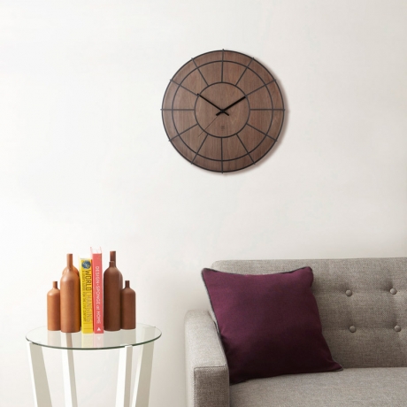 Настенные часы Cage, черные, Umbra