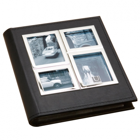 Фотоальбом Horizon 2up хром/черный