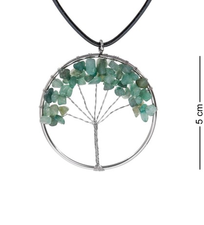 NP-02/9 Кулон с камнями "Амазонит"