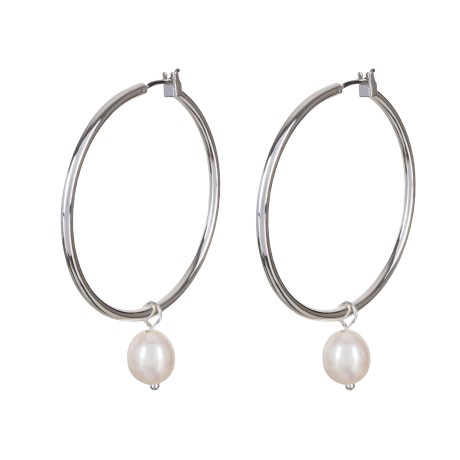 Серьги White Pearle Ring