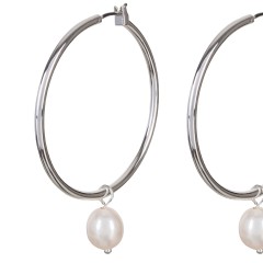 Серьги White Pearle Ring