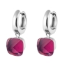 Серьги Firenze light fuchsia 300303 R/S Qudo