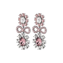 Серьги LILLIAN SS ROSE/CRYSTAL