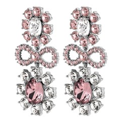 Серьги LILLIAN SS ROSE/CRYSTAL