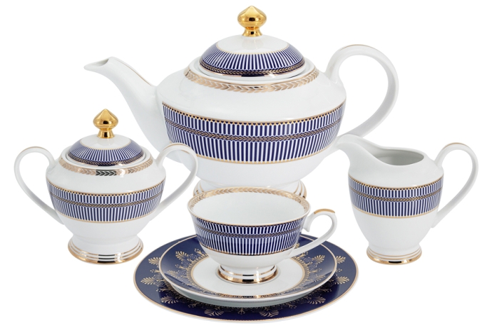Чайный сервиз Империя, 6 персон, 23 предмета, Midori
