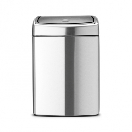 Мусорный бак Brabantia Touch Bin прямоугольный (10л), Стальной матовый (FPP) Brabantia