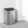 Мусорный бак Brabantia Touch Bin прямоугольный (10л), Стальной матовый (FPP) Brabantia