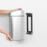 Мусорный бак Brabantia Touch Bin прямоугольный (10л), Стальной матовый (FPP) Brabantia