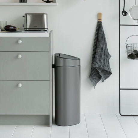 Мусорный бак Touch Bin New (40 л), Платиновый Brabantia