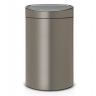 Мусорный бак Touch Bin New (40 л), Платиновый Brabantia