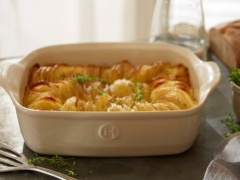 Форма для запекания, лазаньи Emile Henry квадратная, 28х23 см, крем