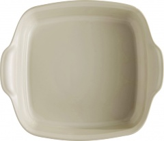 Форма для запекания, лазаньи Emile Henry квадратная, 28х23 см, крем