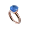 Кольцо Firenze ocean 17.2 мм. 612124 BL/RG Qudo