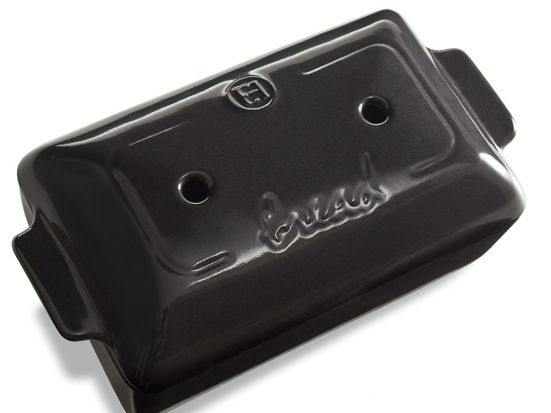 Прямоугольная форма для выпечки хлеба 24x15x12,5 cм от Emile Henry, базальт