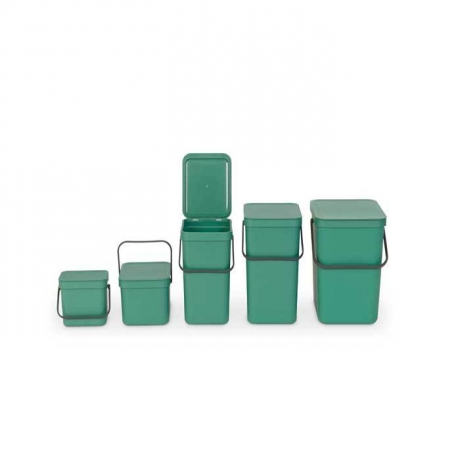 Встраиваемое мусорное ведро Sort & Go (12 л), Темно-зеленый Brabantia