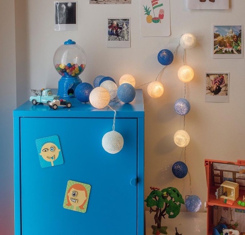 Гирлянда с подсветкой Céleste, 9 шаров, с таймером, La case de cousin paul