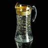 Кувшин, 1,5 л. H27 см. IMPERIA, хрусталь/декор золото 24К