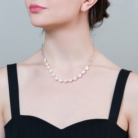 Колье Perle LN5120 BW/S Fiore Luna