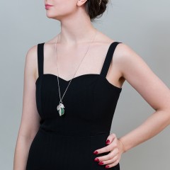 Колье GREEN AVENTURINE LN5126 RG/S Fiore Luna