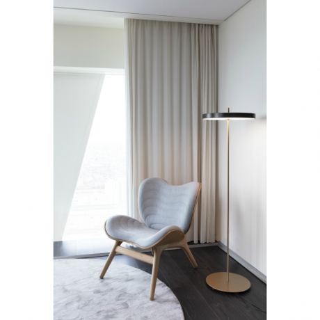 Напольный светильник, Ø 40 см. Asteria Floor anthracite Umage